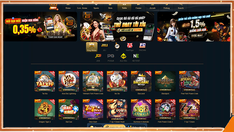 Chọn game bài phổ biến và mini-game tại ALO789