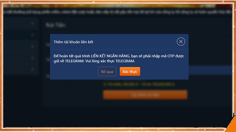 Quy định dùng tài khoản chính chủ khi rút tiền từ ALO789 để tránh lỗi bảo mật