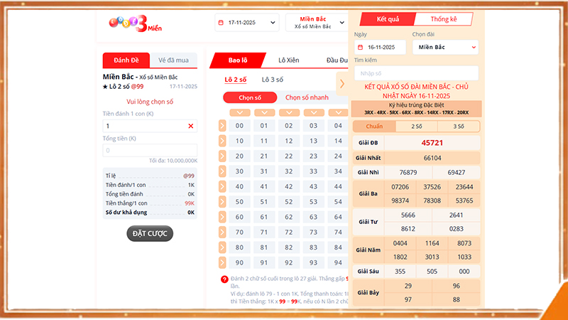 Tra cứu xổ số miền Bắc online trên ALO789 với tốc độ nhanh chóng